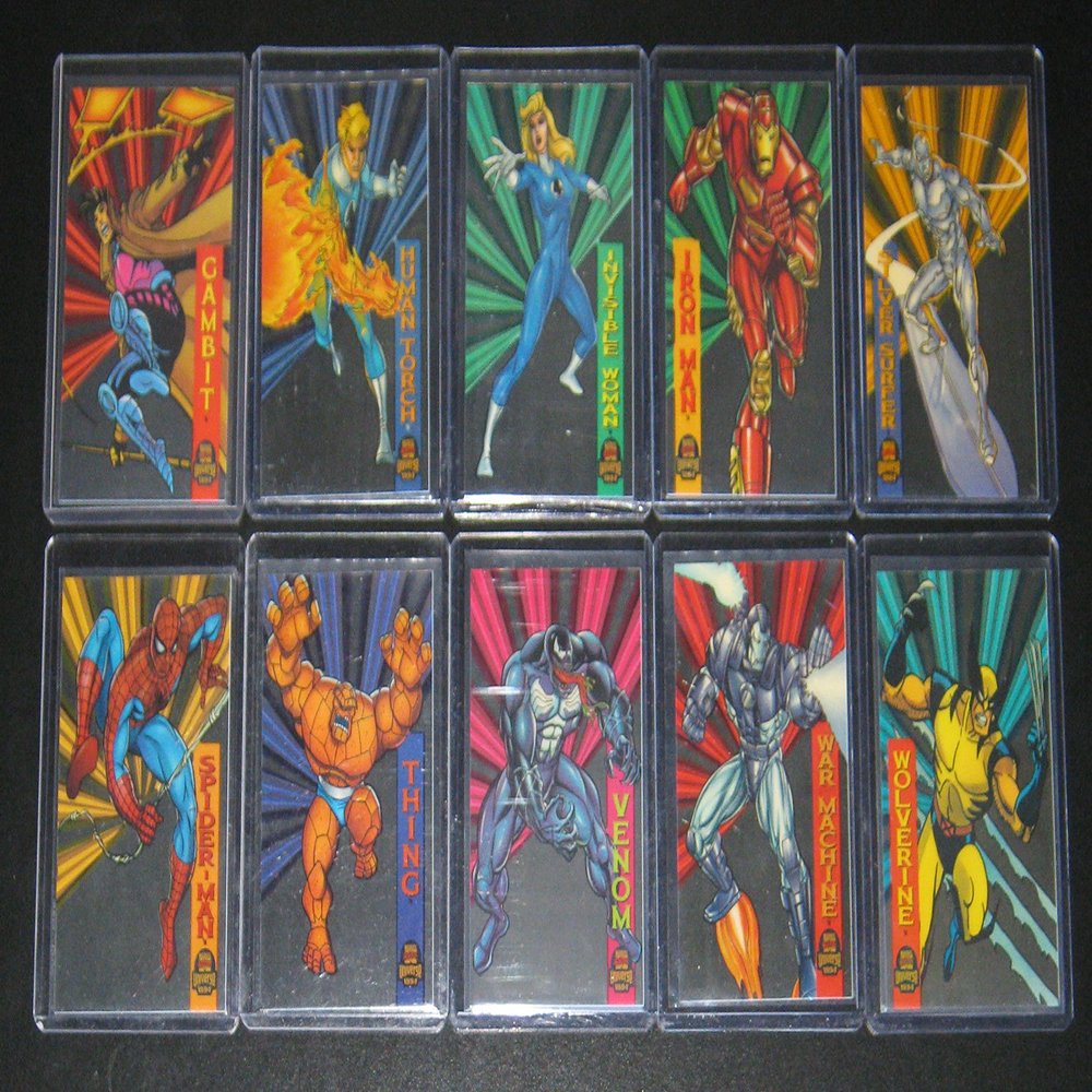 1994 Marvel Universe Series V Suspended Animation Insert Set of 10 Cards NM/M