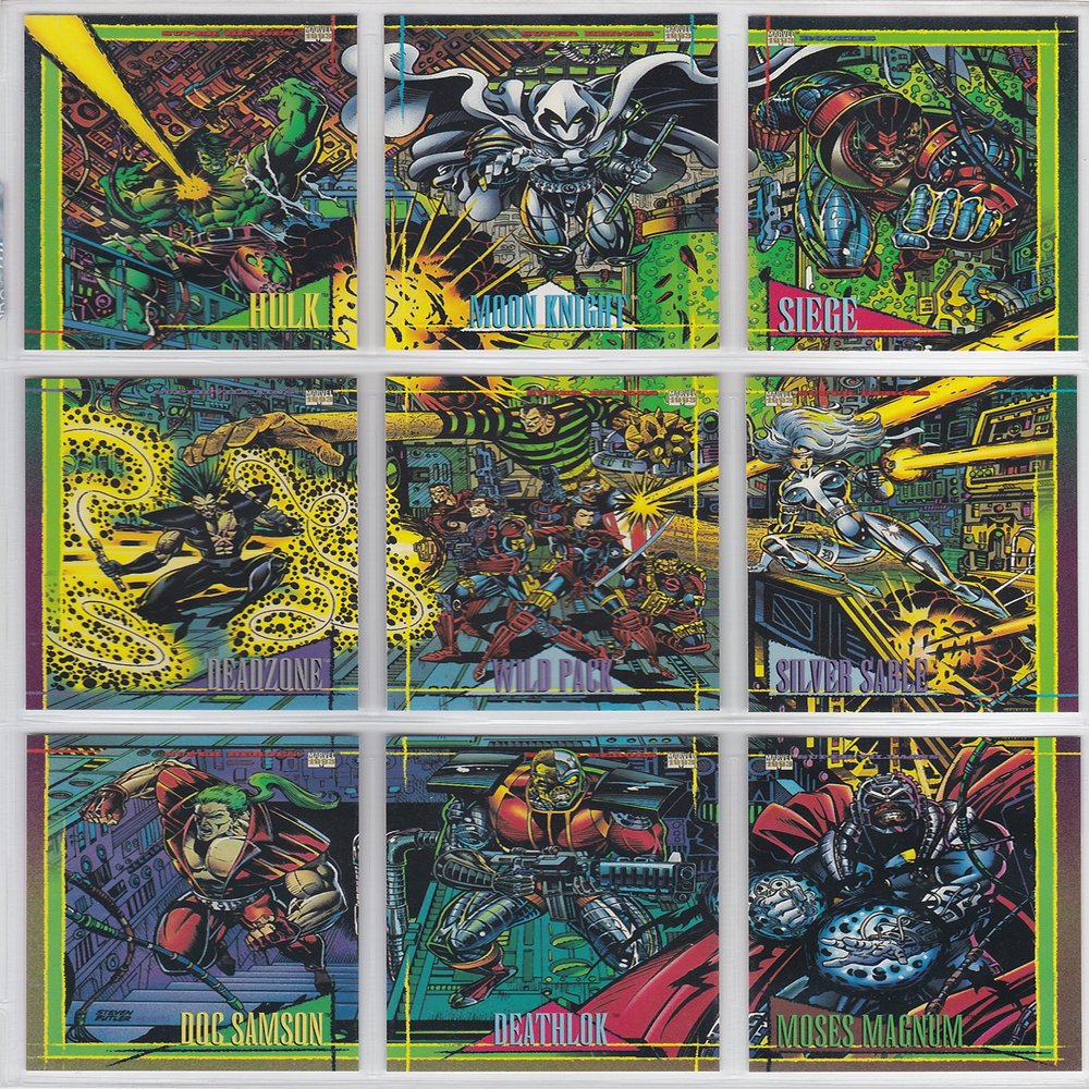 1993 Marvel Universe Series IV Base Set of 180 Cards NM/M Spider-Man, X-Men