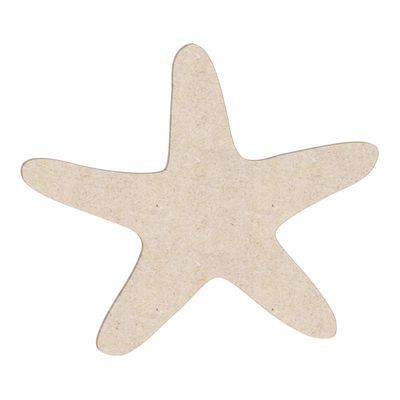 20" Star Fish Unfinished Wood Cutout Shape