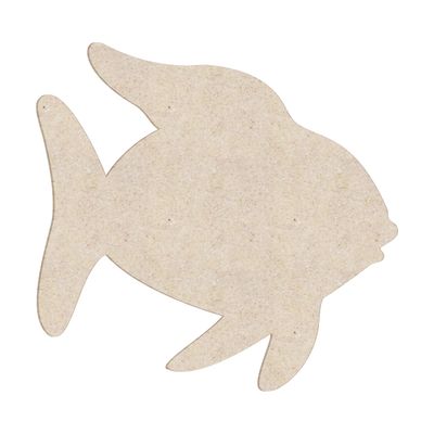 20" Angel Fish Unfinished Wood Cutout Shape