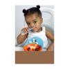 Catch Bowl - Toddler Bowl with Spill Catcher - Blue/Green view 2