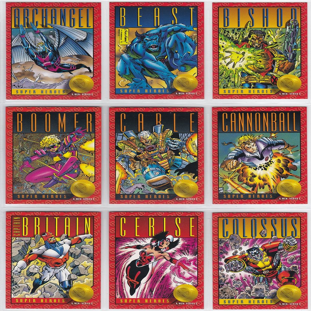 1993 X-Men Series II Base Set of 100 Cards NM/M Marvel