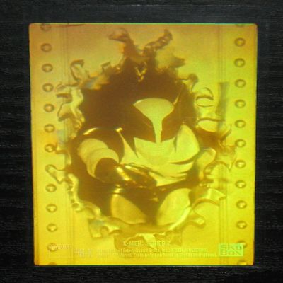 1993 X-Men Series II Wolverine 3-D Hologram H-X Insert Card, Marvel NM/M