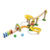 HABA Kullerbu Sim-Sala-Kling - 38 Piece Wooden & Plastic Train Track Set for Balls with Musical Effects and Domino Blocks view 1