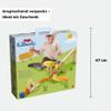 HABA Kullerbu Sim-Sala-Kling - 38 Piece Wooden & Plastic Train Track Set for Balls with Musical Effects and Domino Blocks view 4