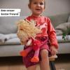 HABA 12" Soft Baby Doll Annelie with Blonde Hair, Embroidered Face, Removable Red Dress and Matching Hairband - Washable Toddler Doll for 18 Months+ view 2