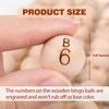 GSE Games & Sports Expert 7/8-Inch Bingo Balls, Solid Wooden Replacement Bingo Game Balls for Parties, Prize Raffles view 2