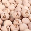 GSE Games & Sports Expert 7/8-Inch Bingo Balls, Solid Wooden Replacement Bingo Game Balls for Parties, Prize Raffles view 3