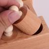 Thoth Montessori Knobbed Cylinder Socket Montessori Materials Wooden Cylinders Ladder Blocks Educational Wooden Toy Montessori Education Toy Family Version view 4
