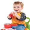 Little People Fisher-Price Music Parade Ride-On, White view 2