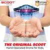 Force1 Scoot Hand Operated Drone for Kids or Adults - Hands Free Motion Sensor Mini Drones, Easy LED Indoor Rechargeable UFO Toy Flying Orb Ball Drone Toys for Boys and Girls (Blue) view 2