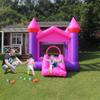 Inflatable Pink Bounce Castle House Kids Party Bouncy House with Commercial Grade Air Blower Included view 3