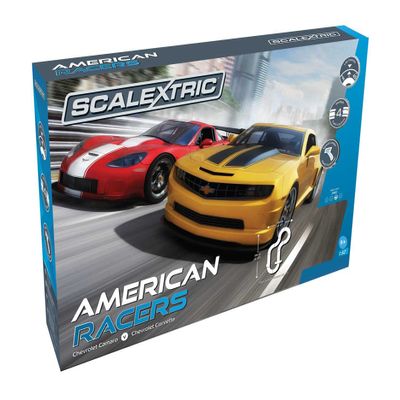 Scalextric American Racers 1:32 Slot Car Race Track C1364T Playset