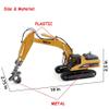 Gemini&Genius Construction Vehicle Toys Timber Grab Excavator Heavy Metal 1/50 Scale Grab Wooden/Building Materials Vehicle Engineering Alloy Models Collection Toys Gift for Kids and Decoration House view 3
