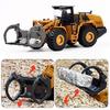 Gemini&Genius Construction Vehicle Toys Timber Grab Truck Heavy Metal 1/50 Scale Wooden/Building Materials Grab Vehicle, Feller Buncher Alloy Model Toy, Gift, Collection and Decoration for Kids view 2