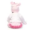 Reborn Dolls Baby Clothes Pink Outfits for 20"- 22" Reborn Doll Girl Baby Clothing Sets view 4