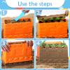 Liberty Imports Beach Builder Create a Sand Castle Pro Building Split Mold Sand Castle Construction, Plastic Beach Toy for Kids (18 Pcs) view 4