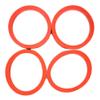 Game Room Guys Pinball Flipper Rubber - Red - Set of 4 view 2