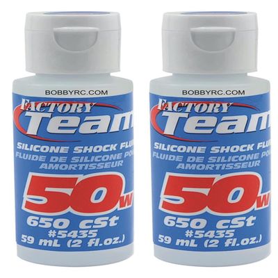 ASSOCIATED 2 Pack 50 Weight Silicone Shock Oil Fluid 50wt INCLUDES CHICAGOLAND RC COUPON
