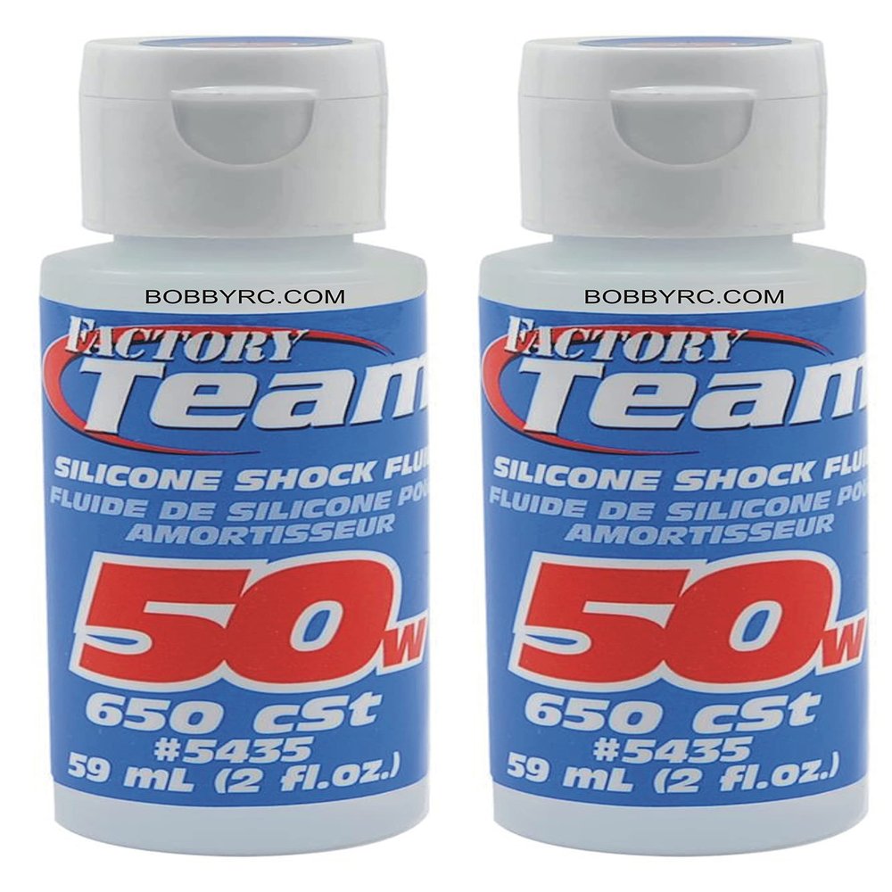 ASSOCIATED 2 Pack 50 Weight Silicone Shock Oil Fluid 50wt INCLUDES CHICAGOLAND RC COUPON
