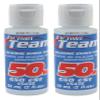 ASSOCIATED 2 Pack 50 Weight Silicone Shock Oil Fluid 50wt INCLUDES CHICAGOLAND RC COUPON view 1