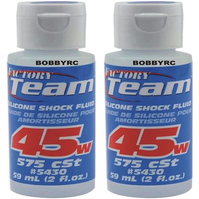 2 Pack ASSOCIATED 45 Weight Silicone Shock Oil Fluid 5430 RC CAR Includes CHICAGOLAND RC Coupon