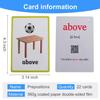 24PCS/Set Prepositions Kids Gifts English Flash Cards Pocket Card Educational Learning Baby Toys for Children Pre-Kindergarten view 2