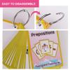 24PCS/Set Prepositions Kids Gifts English Flash Cards Pocket Card Educational Learning Baby Toys for Children Pre-Kindergarten view 4