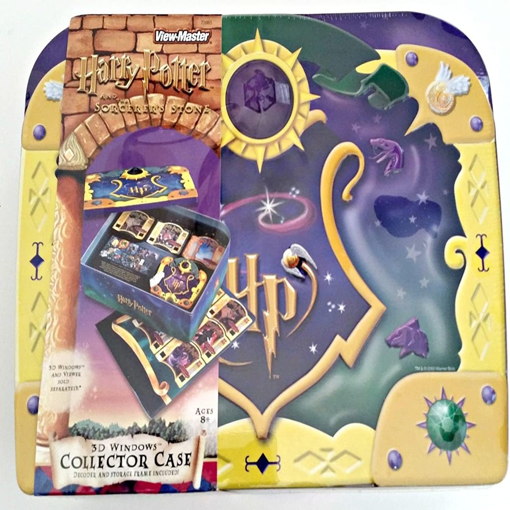 View Master Harry Potter and the Sorceror's Stone 3D Windows Collectors Case