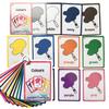 12PCS/Set Color Kids Gifts English Flash Cards Pocket Card Educational Learning Baby Toys for Children Pre-Kindergarten view 1