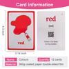 12PCS/Set Color Kids Gifts English Flash Cards Pocket Card Educational Learning Baby Toys for Children Pre-Kindergarten view 2