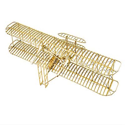 Dancing Wings Hobby 3D Jigsaw Puzzle Wood DIY Kit- Wright Brothers Flyer Building Craft (VC01)