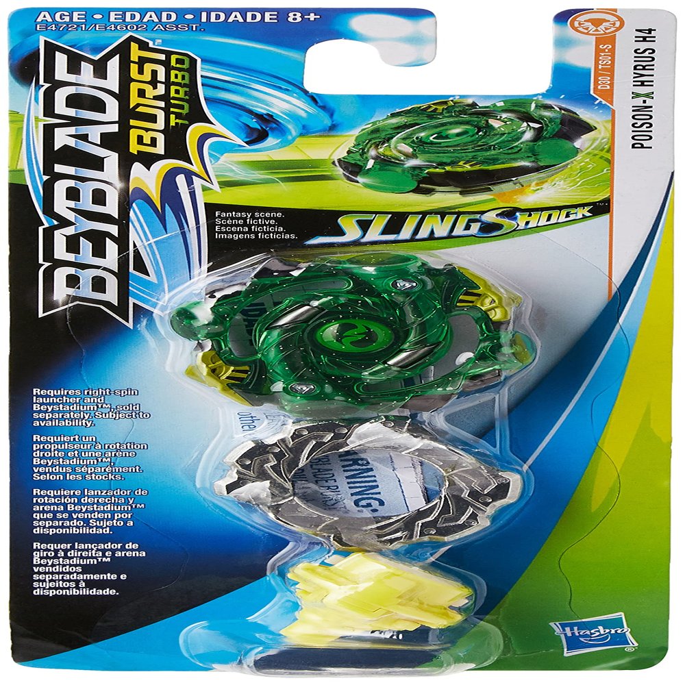 Beyblade Burst Turbo Slingshock Single Top Poison-X Hyrus H4