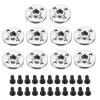 10Pcs Servo Horn Metal Aluminum 25T Silvery Servo Disc for Robot Mechanical Claw Rc Car Helicopter Mg945 Mg995 Mg996 view 1