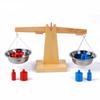 Montessori Wooden Balance Beam Weighing Scale Early Childhood Education Tools Montessori Early Development Toy Montessori Materials view 1
