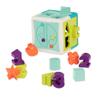 Battat  Shapes, Numbers & Letters  Toddler Sorting Activity Cube  Dexterity Toy  Bead Maze  2+ Years  Shape Sorter Cube view 1