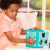 Battat  Shapes, Numbers & Letters  Toddler Sorting Activity Cube  Dexterity Toy  Bead Maze  2+ Years  Shape Sorter Cube view 2
