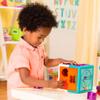 Battat  Shapes, Numbers & Letters  Toddler Sorting Activity Cube  Dexterity Toy  Bead Maze  2+ Years  Shape Sorter Cube view 3