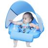 Mambobaby Float with Canopy Size Improved Non Inflatable Infant Baby Pool Float Smart Mambo Float Swim Trainer Baby Swim Float Mambo Baby Float Solid Air Free Water Waist Swimming Ring view 1
