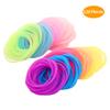 Senkary 120 Pieces Silicone Jelly Bracelets Glow Neon 80s Rubber Bracelets Gel Gummy Elastic Hair Ties for Adults, Women, Kids, Girl, Party Favors (10 Colors) view 3