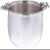 Reed & Barton Unisex Quilted Rabbit Bowl Brushed Pewter view 1