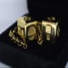 Custom 3d Stuff Smuggler's Dice Accurate Stainless Steel Gold Plated Deluxe Solo Dice - Shiny with Gift Box view 3