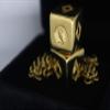 Custom 3d Stuff Smuggler's Dice Accurate Stainless Steel Gold Plated Deluxe Solo Dice - Shiny with Gift Box view 4
