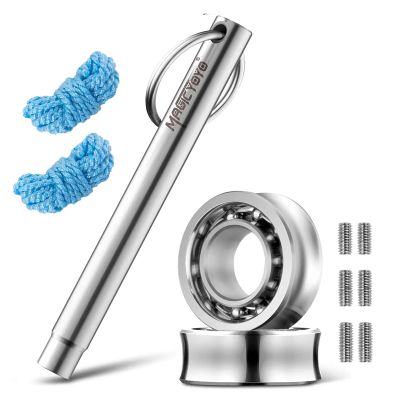 MAGICYOYO Unresponsive Bearings - Rustless Stainless 10 Ball Yoyo Bearings + 6 Axles (8mm/10mm/12mm) + Bearing Remover Tool +2 Yoyo Strings