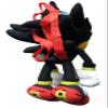 Sonic the Hedgehog Doll Plush Backpack - Shadow Backpack Black (24 Inch) view 2