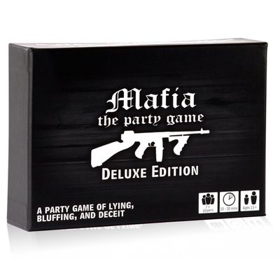 Apostrophe Games Mafia The Party Game Deluxe Edition  A Game of Lying, Bluffing and Deceit Card Game, Adults and Teens  Board Game - Stocking Stuffer