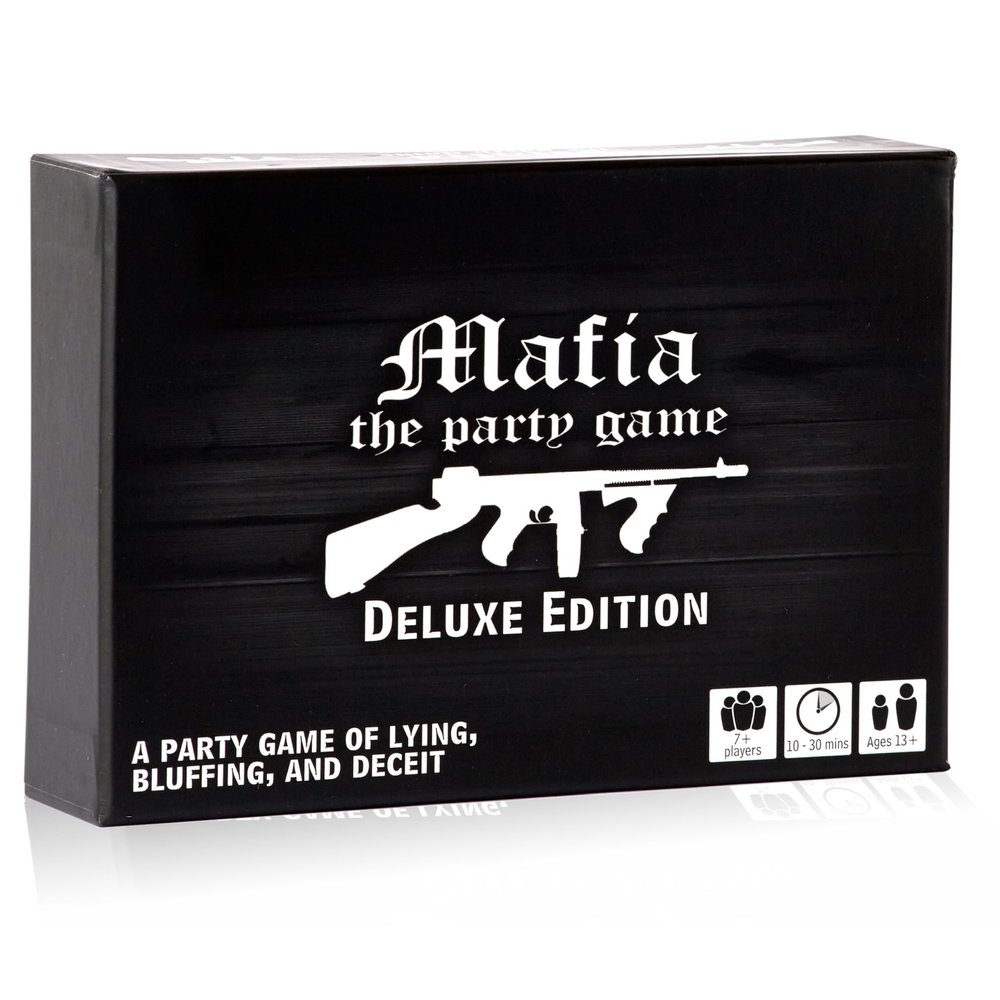 Apostrophe Games Mafia The Party Game Deluxe Edition  A Game of Lying, Bluffing and Deceit Card Game, Adults and Teens  Board Game - Stocking Stuffer