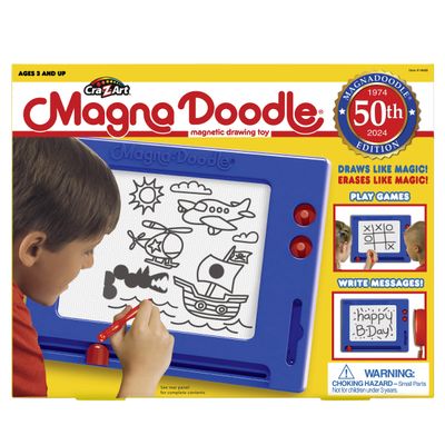 Cra-Z-Art Retro Magna Doodle - 50 Years of Creative Fun  Classic Magnetic Drawing Board Toy, Ages 3+