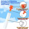 EKIND 200 Pcs Suction Darts Refill Pack Foam Bullet Compatible for NERF N-Strike Series Blaster (Glow at Dark, White) view 3