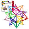 ELONGDI Magnetic Building Blocks, [ 132 Pieces ] Lengthen Building Sticks Set, Magnet Stem Toys Set Non-Toxic Building 3D Puzzle Boys Toys for Kids and Adult view 2